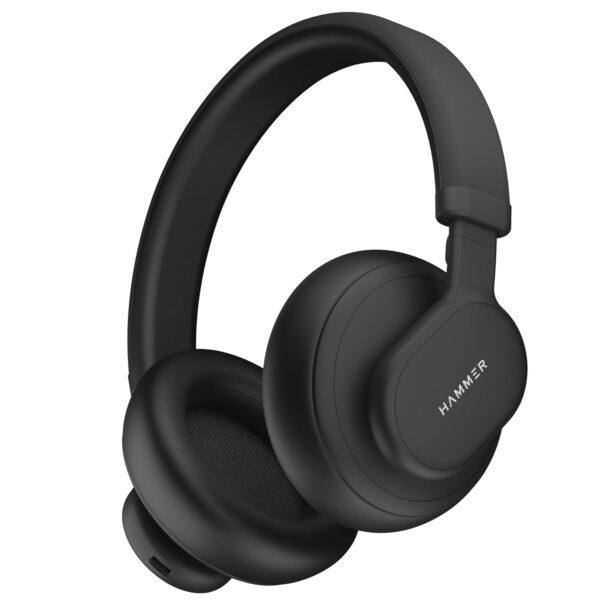 HAMMER Bash Max Over The Ear Wireless Bluetooth Headphone (Black)