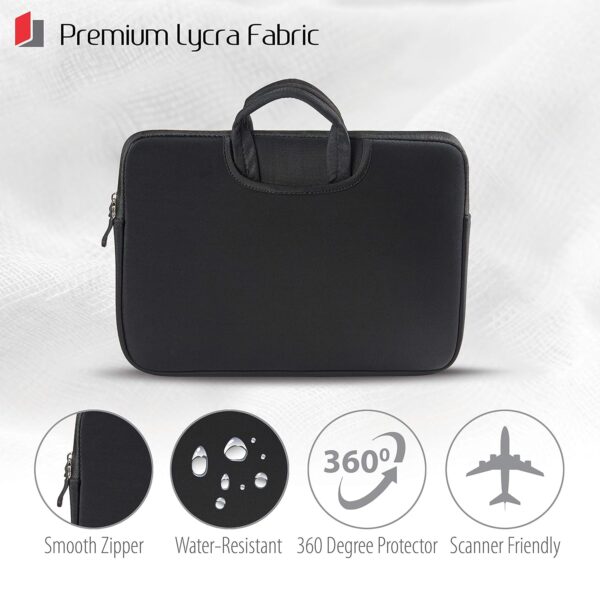 Neopack Handle Sleeve/Slim Bag for All 13 Inch Laptops/MacBook Pro & Air 13.3 inch - Black - Image 4