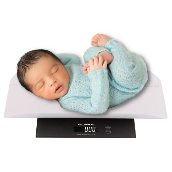 Alpha Scales SRSB129 - 3 in 1 Digital Baby Weighing Scales - Image 2