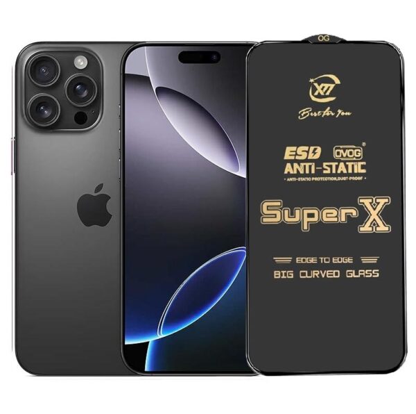 Super X Tempered Glass Screen Protector for Apple IPhone 16 pro