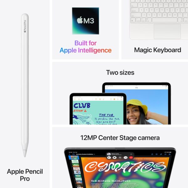 Apple iPad Air 11inch with M3 chip 512gb wifi + cellular -Space Gray - Image 4