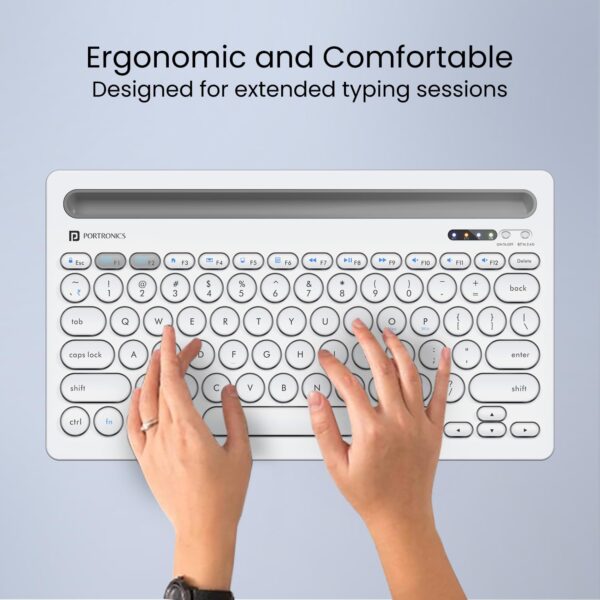 Portronics Bubble Dock Wireless Keyboard - Image 4