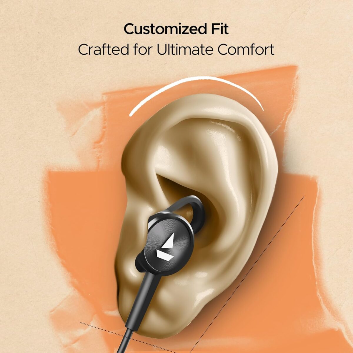 Boat BassHeads 122 ANC Wired in-Ear Earphones - Image 3