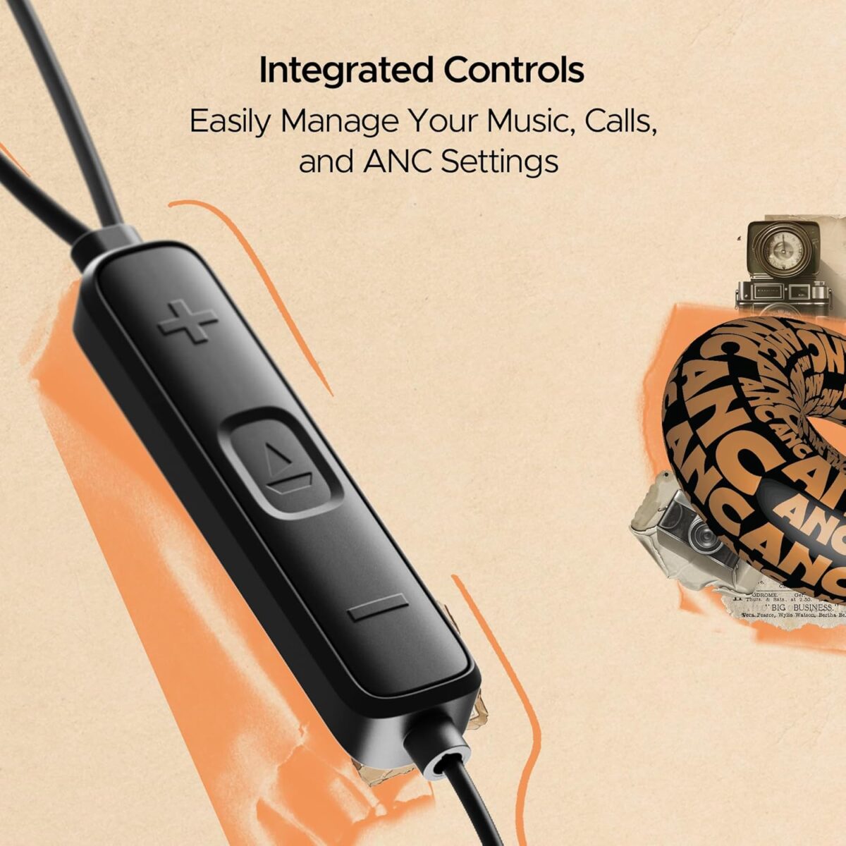 Boat BassHeads 122 ANC Wired in-Ear Earphones - Image 4