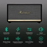Marshall Stanmore II Wireless Bluetooth Speaker (Black) - Image 4