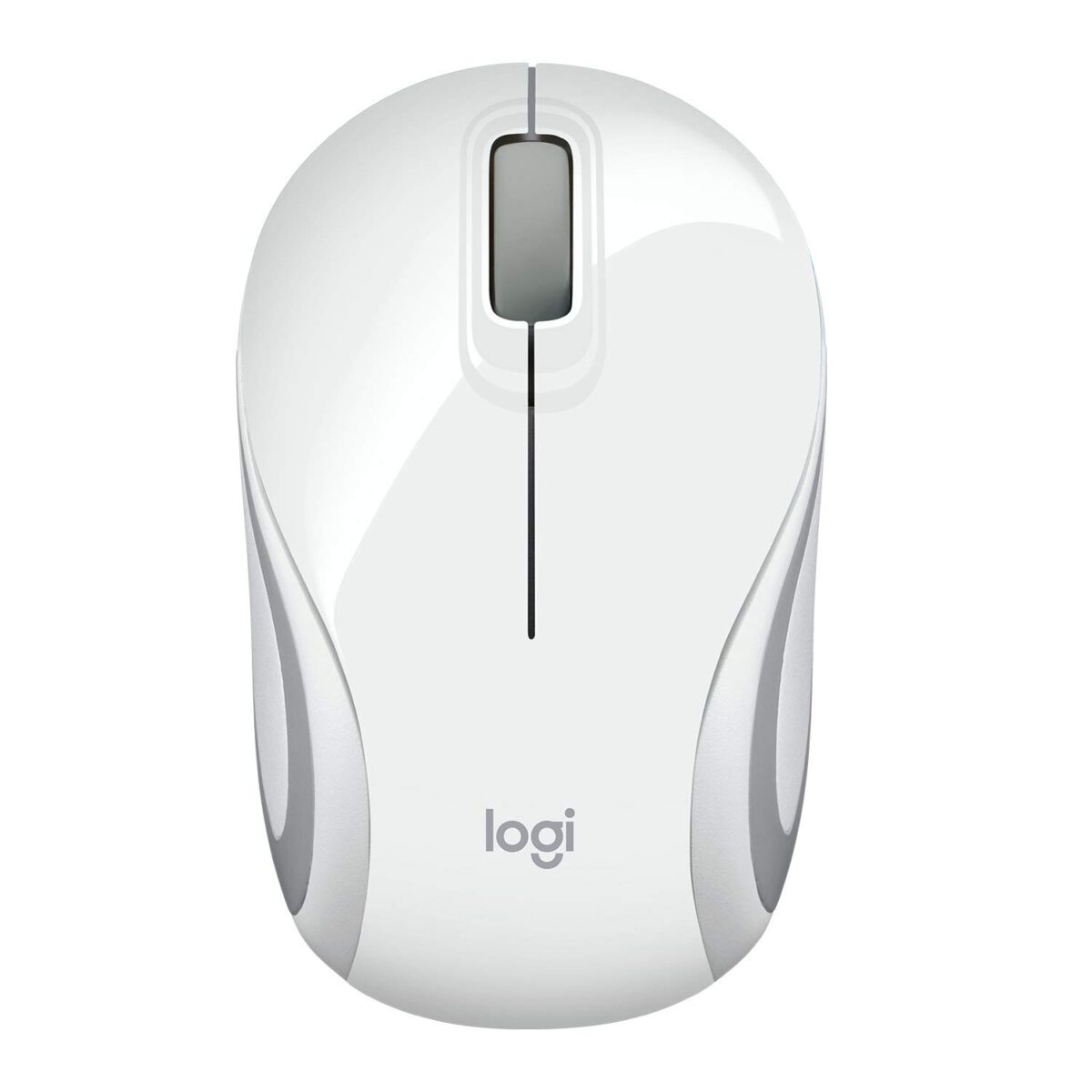 Logitech M187 Ultra Portable Wireless Mouse, White - Image 1