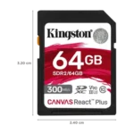 Kingston Canvas React Plus SDXC 64GB Memory Card - Image 2