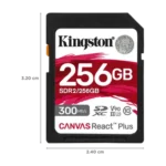 Kingston Canvas React Plus SDXC 256GB Memory Card - Image 2