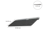 Logitech K580 Slim Multi-Device Wireless Keyboard Bluetooth/Receiver, Graphite - Image 3