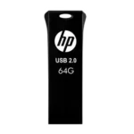 HP V207w 64GB USB 2.0 Pen Drive, Black