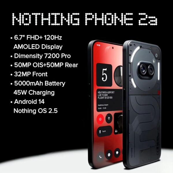 Nothing Phone (2a) 5G 8/256GB -Black