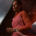 Apple Watch Series 9 with Red Sport Band - Image 4