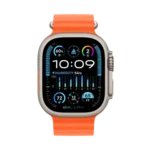 Apple Watch Ultra 2 with Orange Ocean Band - Image 2