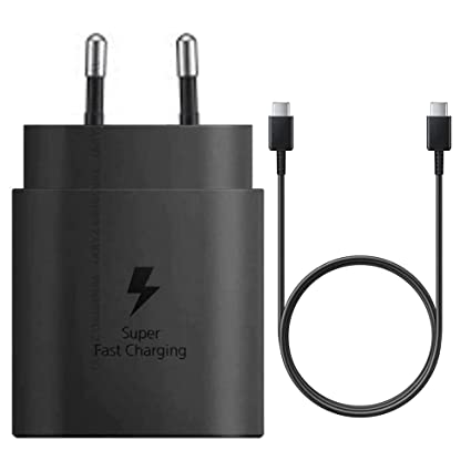 Original 45Watt Fast Charger with C to C Cable Compatible for Samsung S23 Ultra