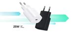 Samsung 25W USB Travel Adapter for Cellular Phones - White - Image 2