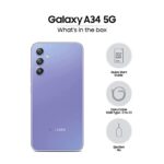 Samsung Galaxy A34 5G (Awesome Violet, 8GB, 128GB Storage) - Image 2