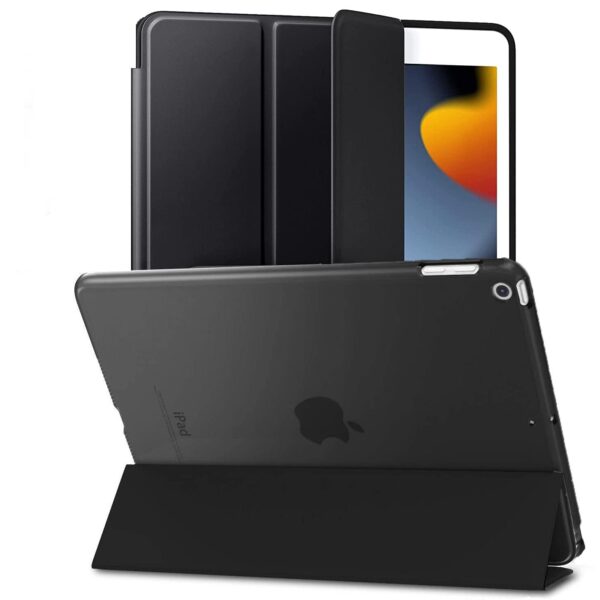 Smart Flip Case Cover for Apple iPad 9.7 inch Air 1 Air 2 5th/6th Generation, Black