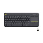 Logitech K400 Plus Wireless Touch TV Keyboard - Black