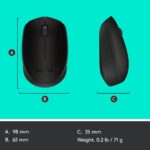 Logitech M171 Wireless Mouse- Black - Image 5