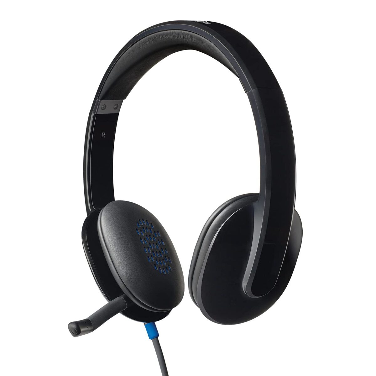 Logitech H540 Stereo Wired On Ear Headphones, Black - Image 1