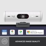 Logitech Brio 500 Full HD Webcam with Auto Light Correction, Off-white - Image 5