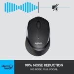 Logitech M331 Silent Plus Wireless Mouse - Black - Image 2