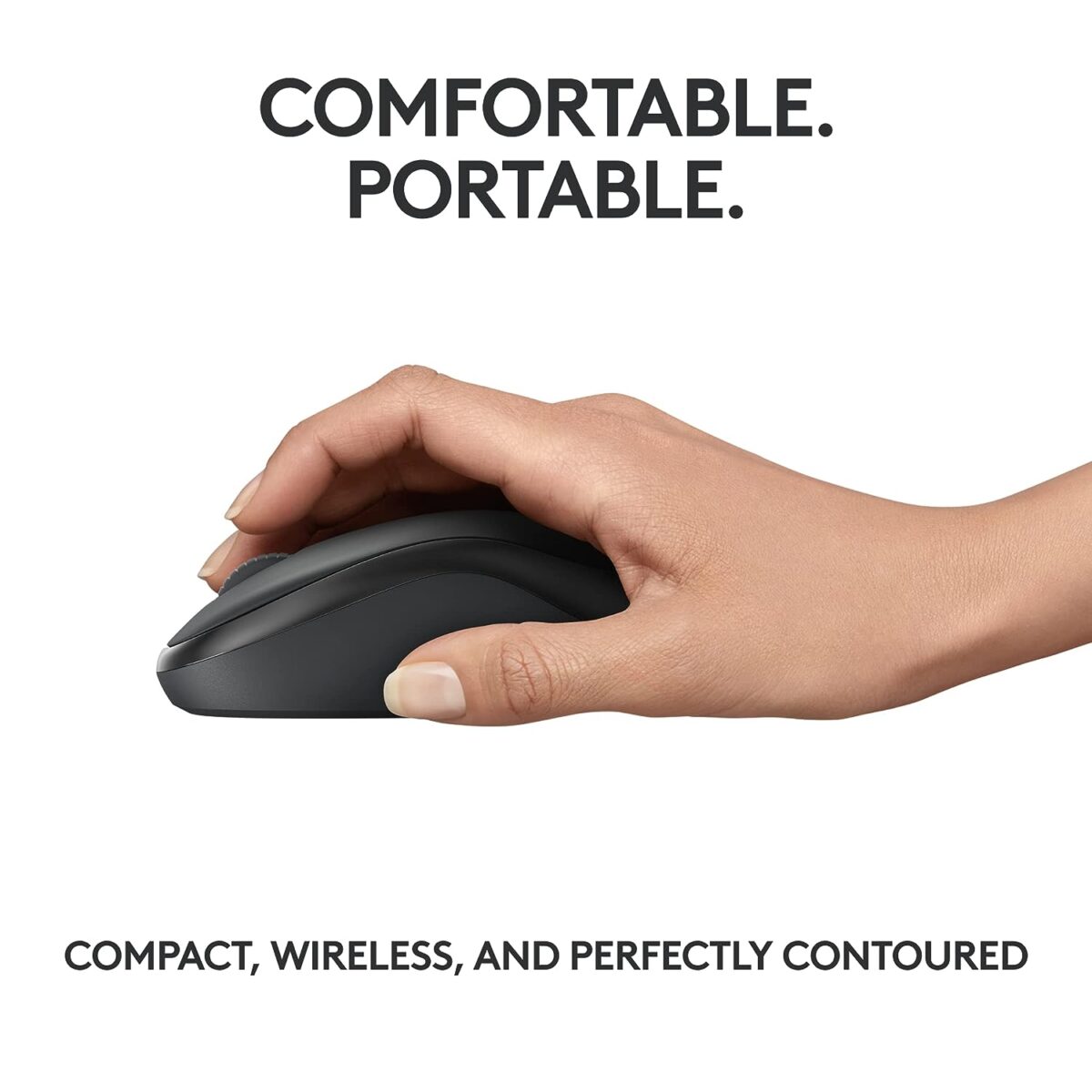 Logitech M240 Silent Bluetooth Mouse, Graphite - Image 2
