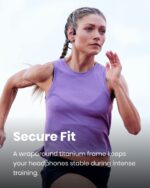 SHOKZ OpenRun Pro - Premium Bone Conduction On Ear Bluetooth Sport Headphones ,Black - Image 3