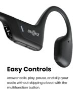 SHOKZ OpenRun Pro - Premium Bone Conduction On Ear Bluetooth Sport Headphones ,Black - Image 4