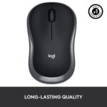 Logitech M185 Wireless USB Mouse, Grey - Image 4