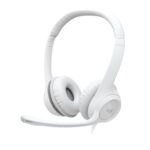 Logitech H390 Wired On Ear Headset for PC/Laptop, White