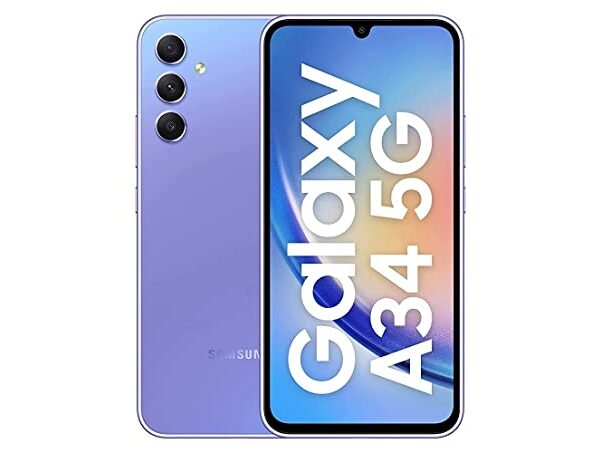 Samsung Galaxy A34 5G (Awesome Violet, 8GB, 128GB Storage)