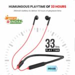 Portronics Harmonics Z5 Wireless Bluetooth Stereo Headset , Red - Image 4
