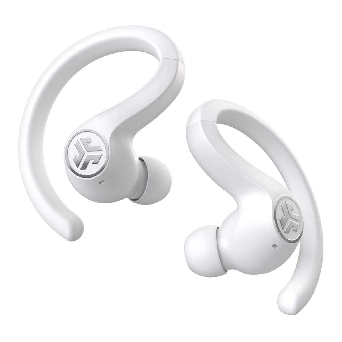 JLab JBuds Air Sport True Wireless Bluetooth Earbuds, White - Image 2