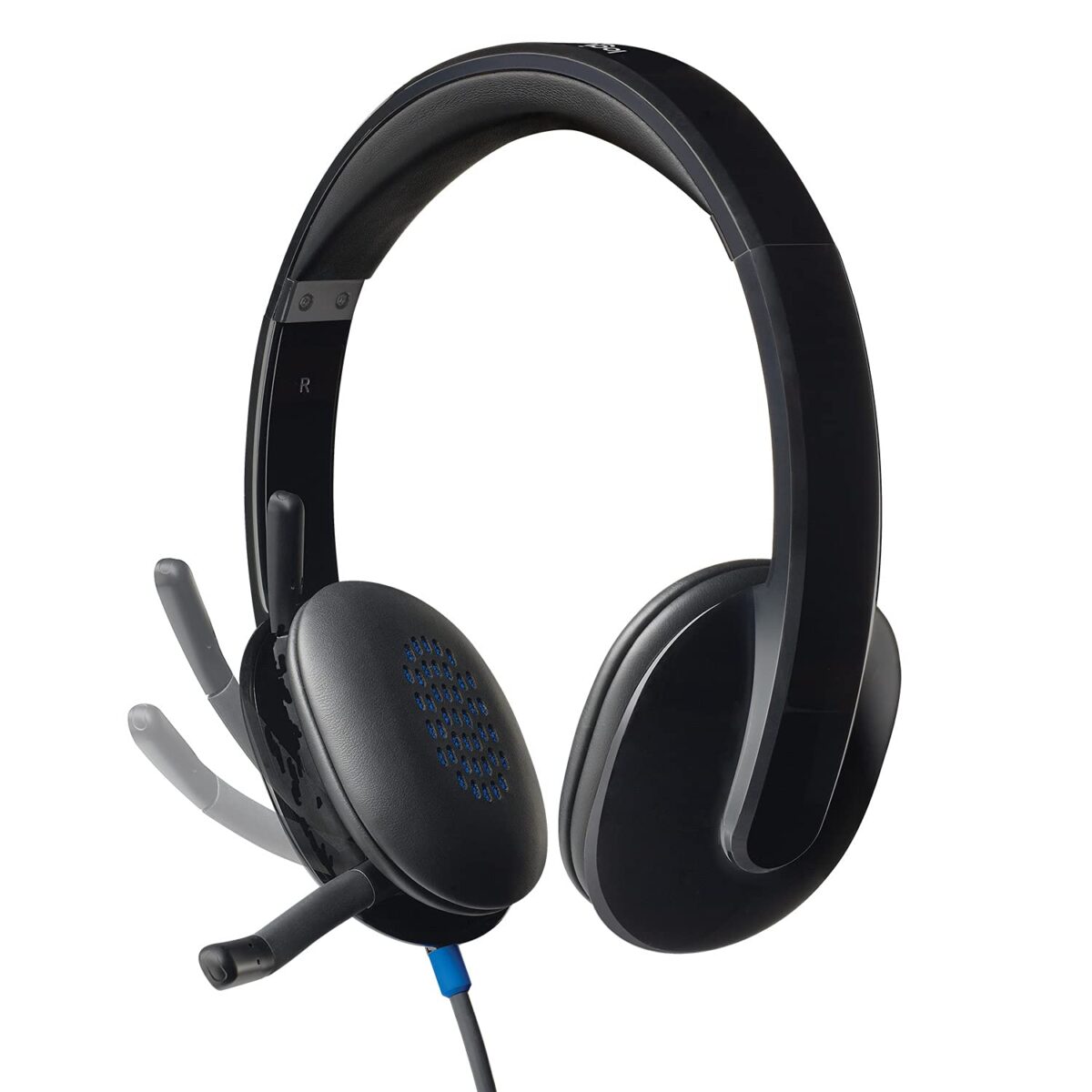 Logitech H540 Stereo Wired On Ear Headphones, Black - Image 3