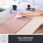Logitech Desk Mat - Studio Series, Multifunctional Large Desk Pad, Darker Rose - Image 3