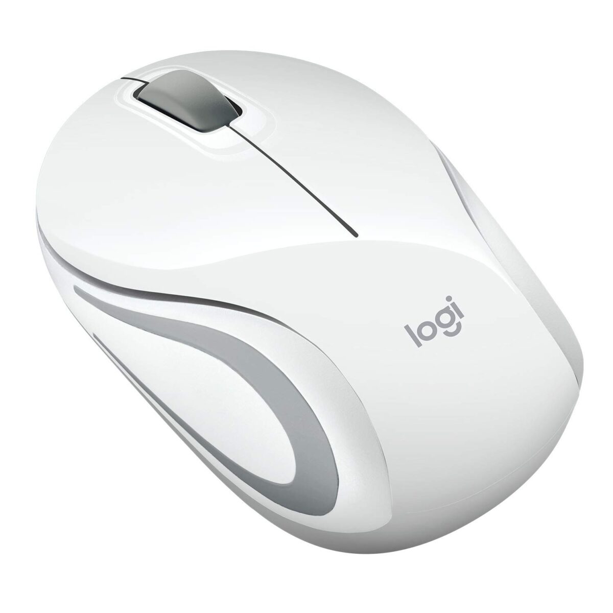 Logitech M187 Ultra Portable Wireless Mouse, White - Image 3