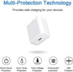 iPhone Original 20W PD Charger Compatible with i-Phone 13,12,11,X,8 Series | Pd Charger Adapter with Cable for i-Phone 13/13 Pro/ 13 Pro Max/ 13 Mini/ 12/12 Pro/ 12 Pro Max/11/11 Pro/X/Xr - White - Image 4