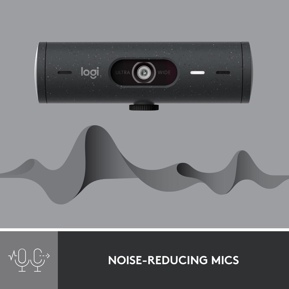 Logitech Brio 500 Full HD Webcam with Auto Light Correction, Graphite - Image 2