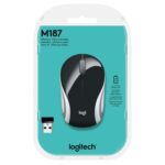 Logitech M187 Ultra Portable Wireless Mouse, Black - Image 2