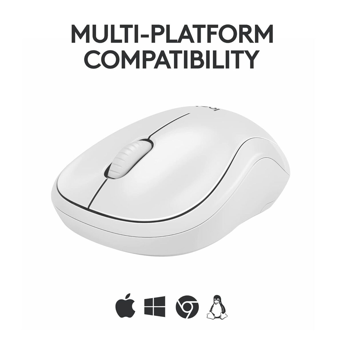 Logitech M240 Silent Bluetooth Mouse, Off-white - Image 5