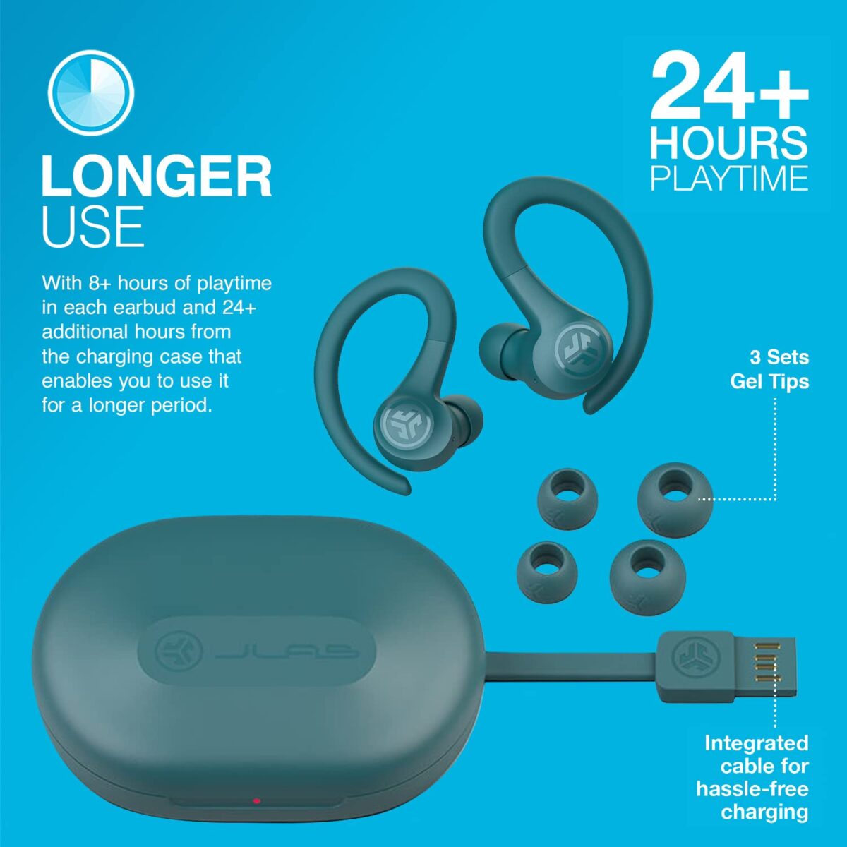 JLab Go Air Sport Wireless Earbuds