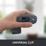 Logitech C270 Digital HD Webcam , Black - Image 2