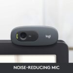 Logitech C270 Digital HD Webcam , Black - Image 4
