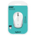 Logitech M187 Ultra Portable Wireless Mouse, White - Image 4