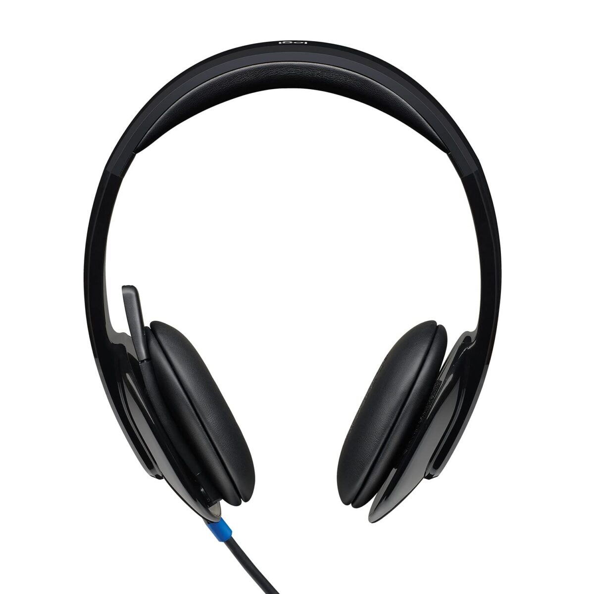 Logitech H540 Stereo Wired On Ear Headphones, Black - Image 2