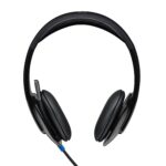 Logitech H540 Stereo Wired On Ear Headphones, Black - Image 2