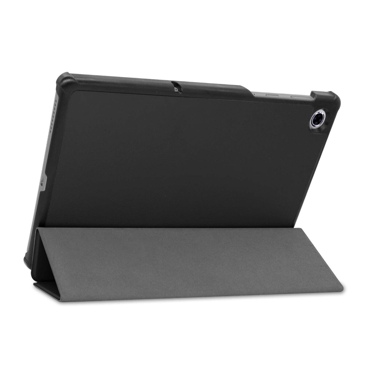 Smart Trifold Hard Back Flip Case Cover for Lenovo Tab M10, Black - Image 3