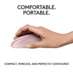 Logitech M240 Silent Bluetooth Mouse, Rose - Image 3