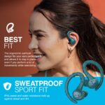 JLab Go Air Sport True Wireless Earbuds, Teal - Image 5